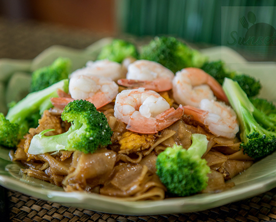 Image: Pad See Ew Shrimp