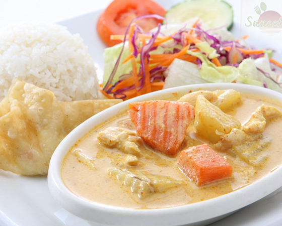 Image: Yellow Curry Lunch Special